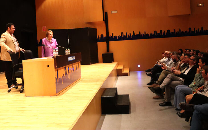 Un momento de la conferencia. 